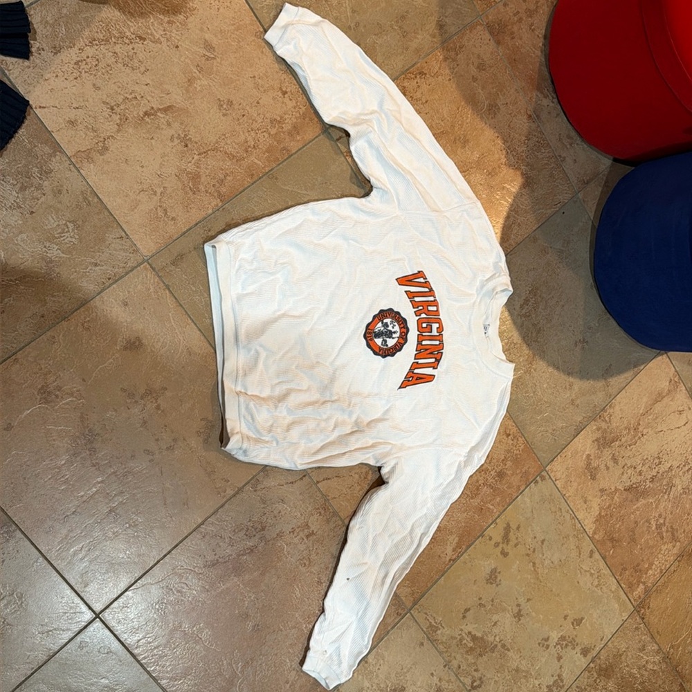 UVA university of Virginia corduroy style sweatshirt